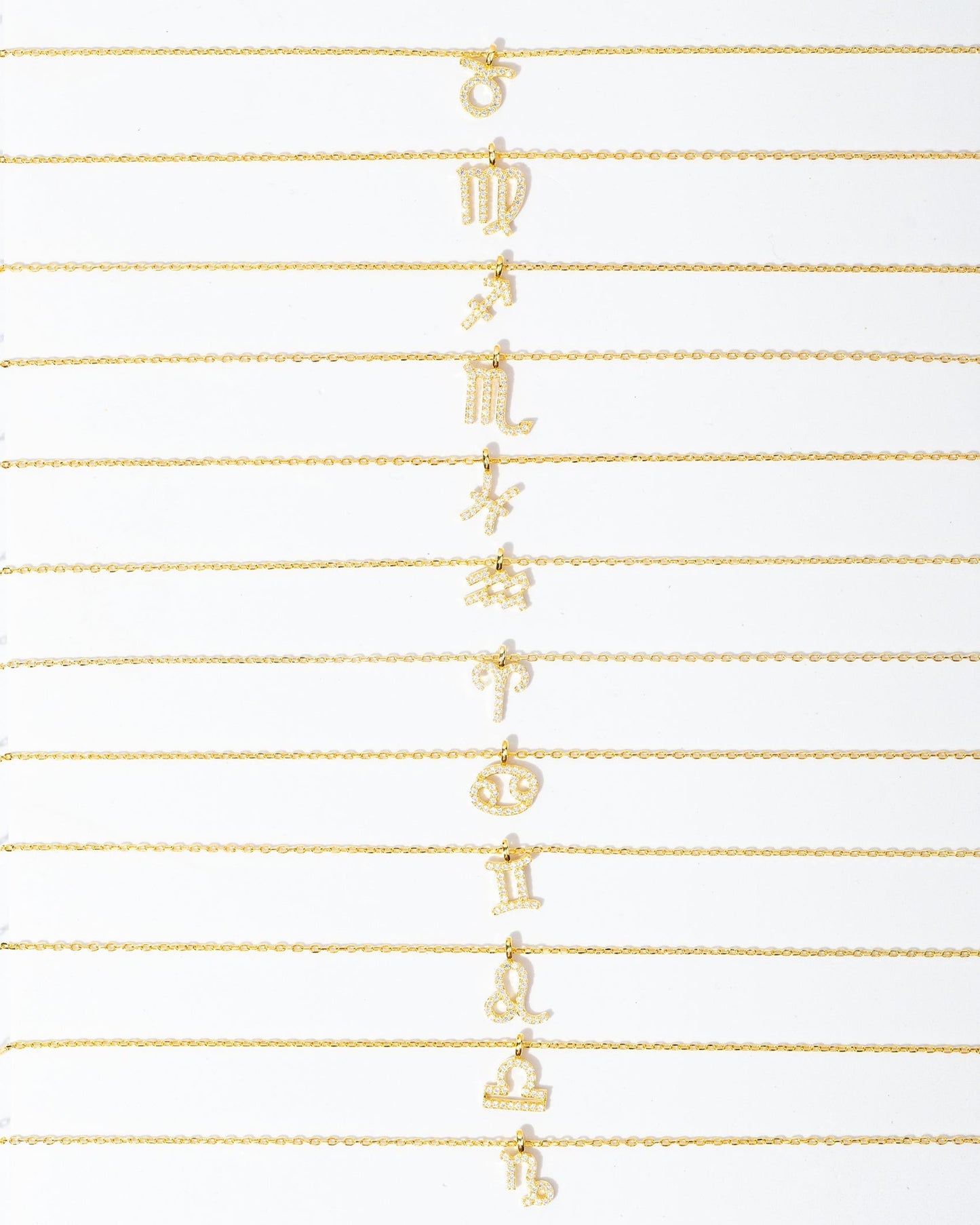 Zodiac Pendant Necklace