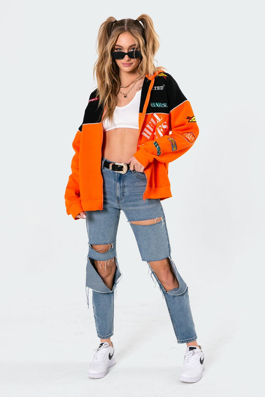 Speedway Embroided Hoodie