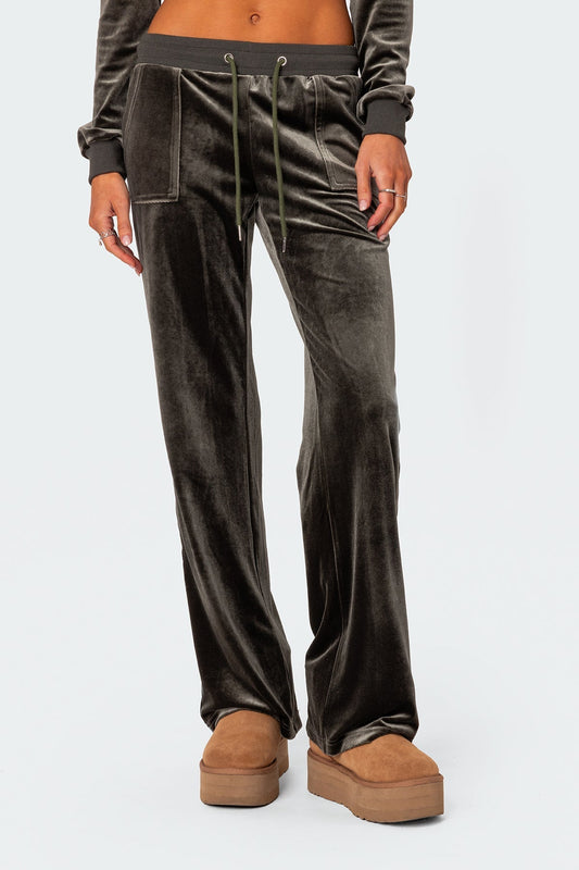 Camron Velvet Sweatpants