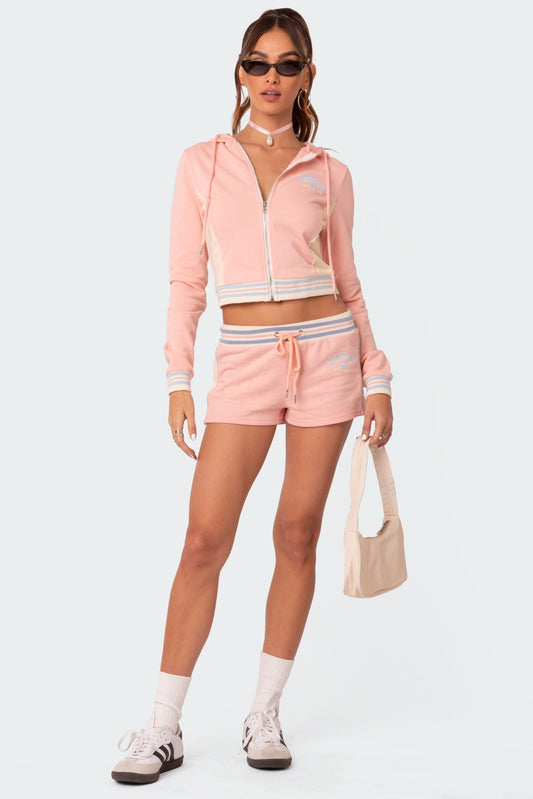 Sporty Zip Up Hoodie