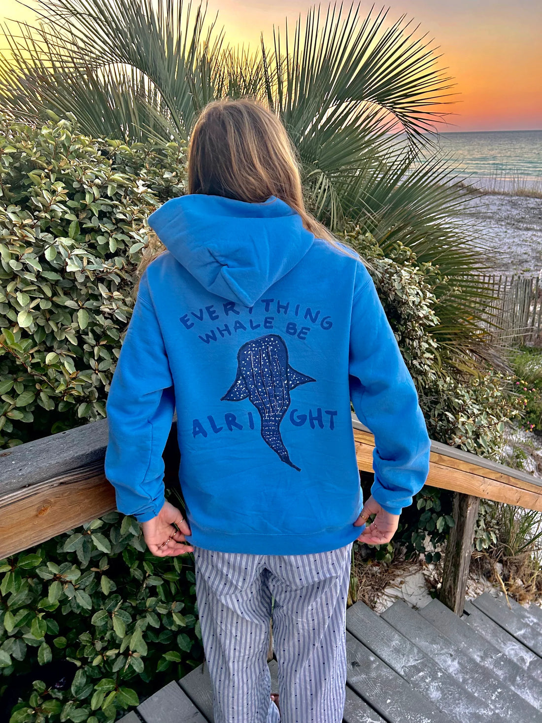 "EVERYTHING WHALE BE ALRIGHT" HOODIE