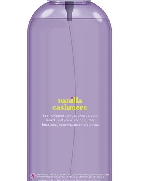 Vanilla Cashmere Body Mist Hyaluronic Acid