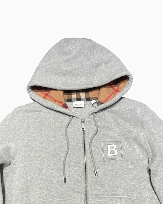 'B' Zip Up Hoodie