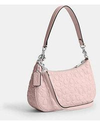 Abby Pink Leather Hand Bag