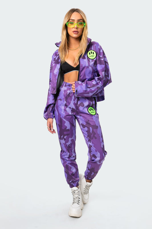 Vicky Camo Nylon Jacket