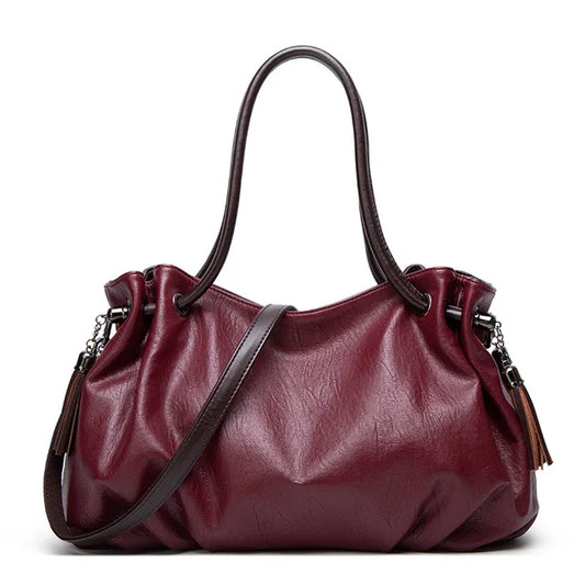 Alice Retro Leather Shoulder Bag