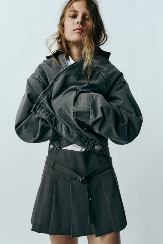 Alyssa Pleated Mini Skirt