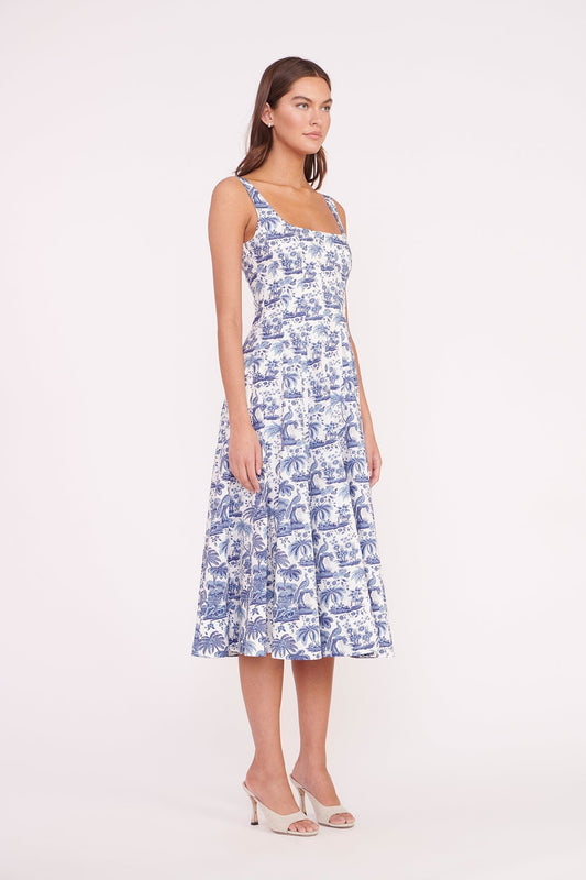 WELLS DRESS | BLUE TOILE