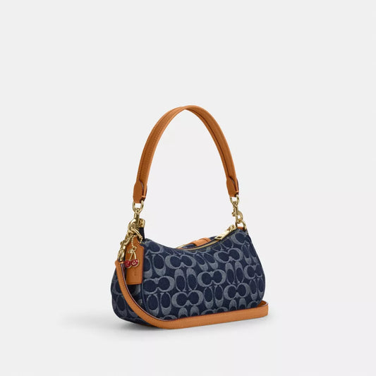 BLUE DENIM ASHTON BAG