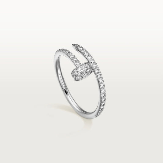 Aimee Diamond Paved Nail Ring