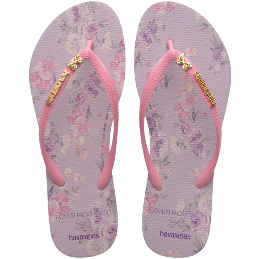 Women's LoveShackFancy Blooming Heirloom Slim Flip Flops