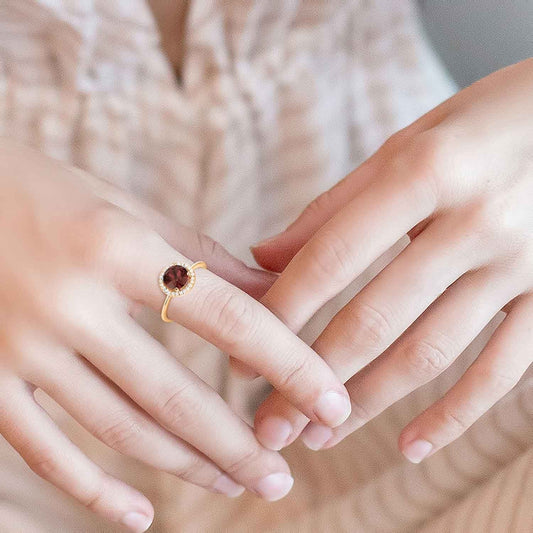 Swarovski Crystal Birthstone Ring