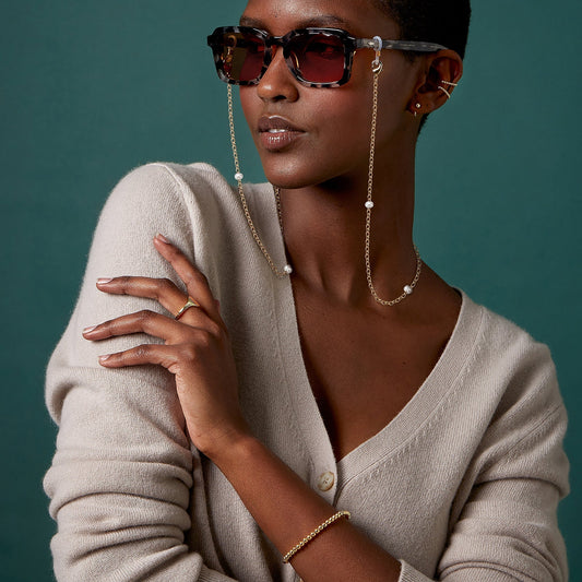 Pearl Eye Glass Chain Enhancer