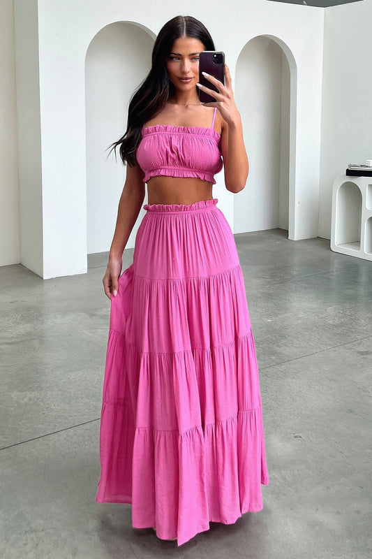 Selina Crop - Pink