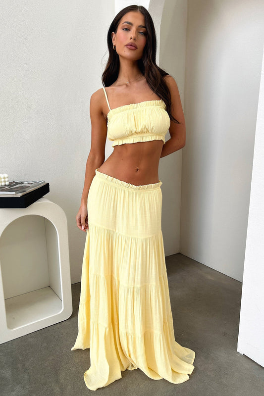 Selina Crop - Yellow