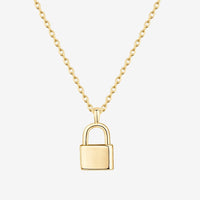 Lock Pendant Necklace