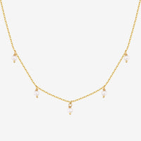 Shell Pearl Chain Necklace