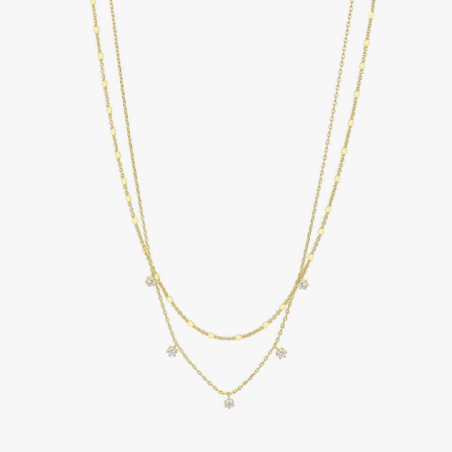 Cubic Zirconia Chain Necklace