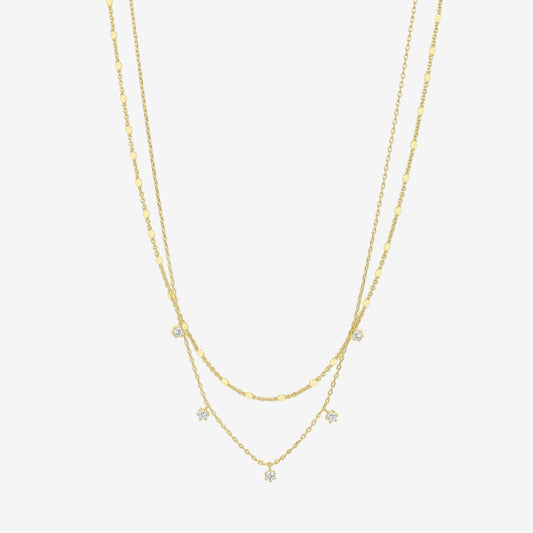 Cubic Zirconia Chain Necklace
