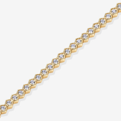 Honeycomb Tennis Bracelet