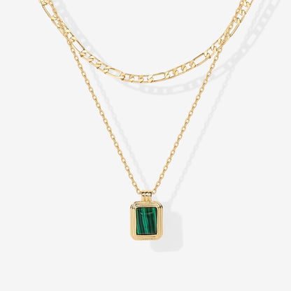 Malachite Layered Necklace
