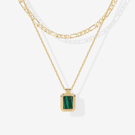 Malachite Layered Necklace