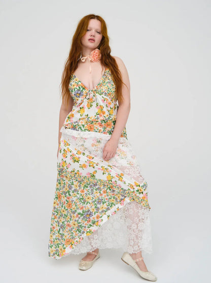 Blue Rosalyn Maxi Dress