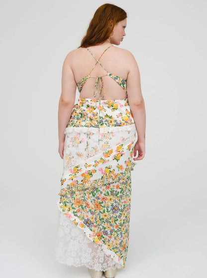 Blue Rosalyn Maxi Dress