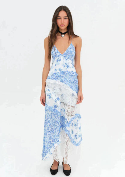 Oceann Blue Rosalyn Maxi Dress