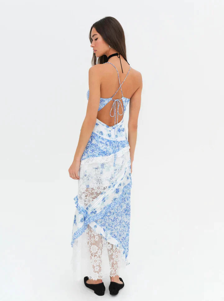 Oceann Blue Rosalyn Maxi Dress