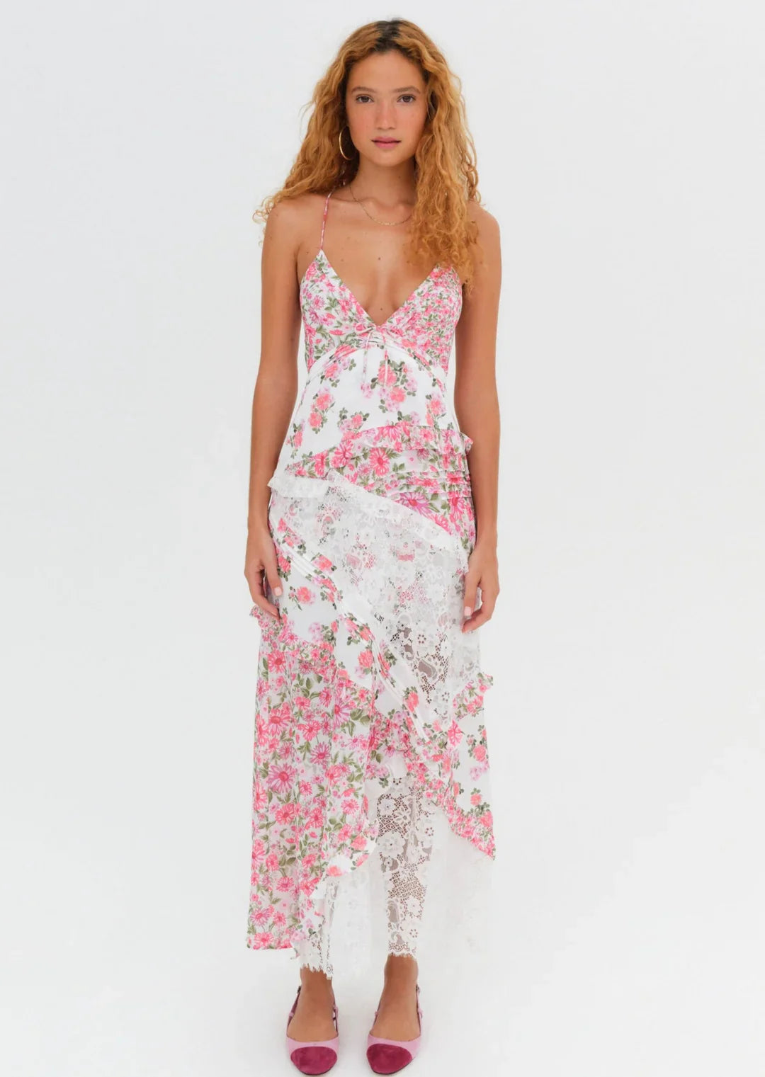 Blue Rosalyn Maxi Dress