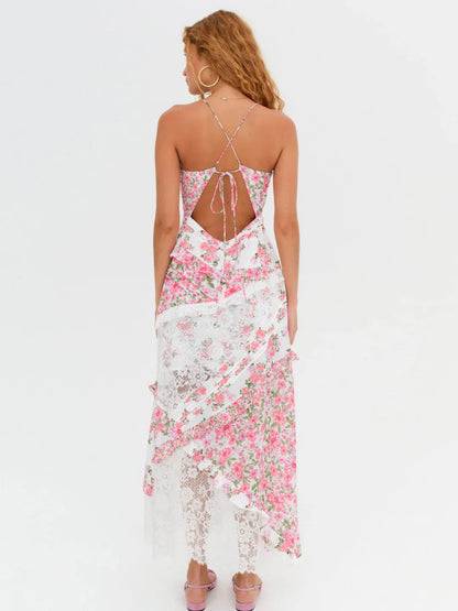 Blue Rosalyn Maxi Dress