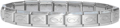 Italian Charm Starter Bracelet (18 links for standard size and 9 links for superlinks)