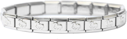 Italian Charm Starter Bracelet (18 links for standard size and 9 links for superlinks)
