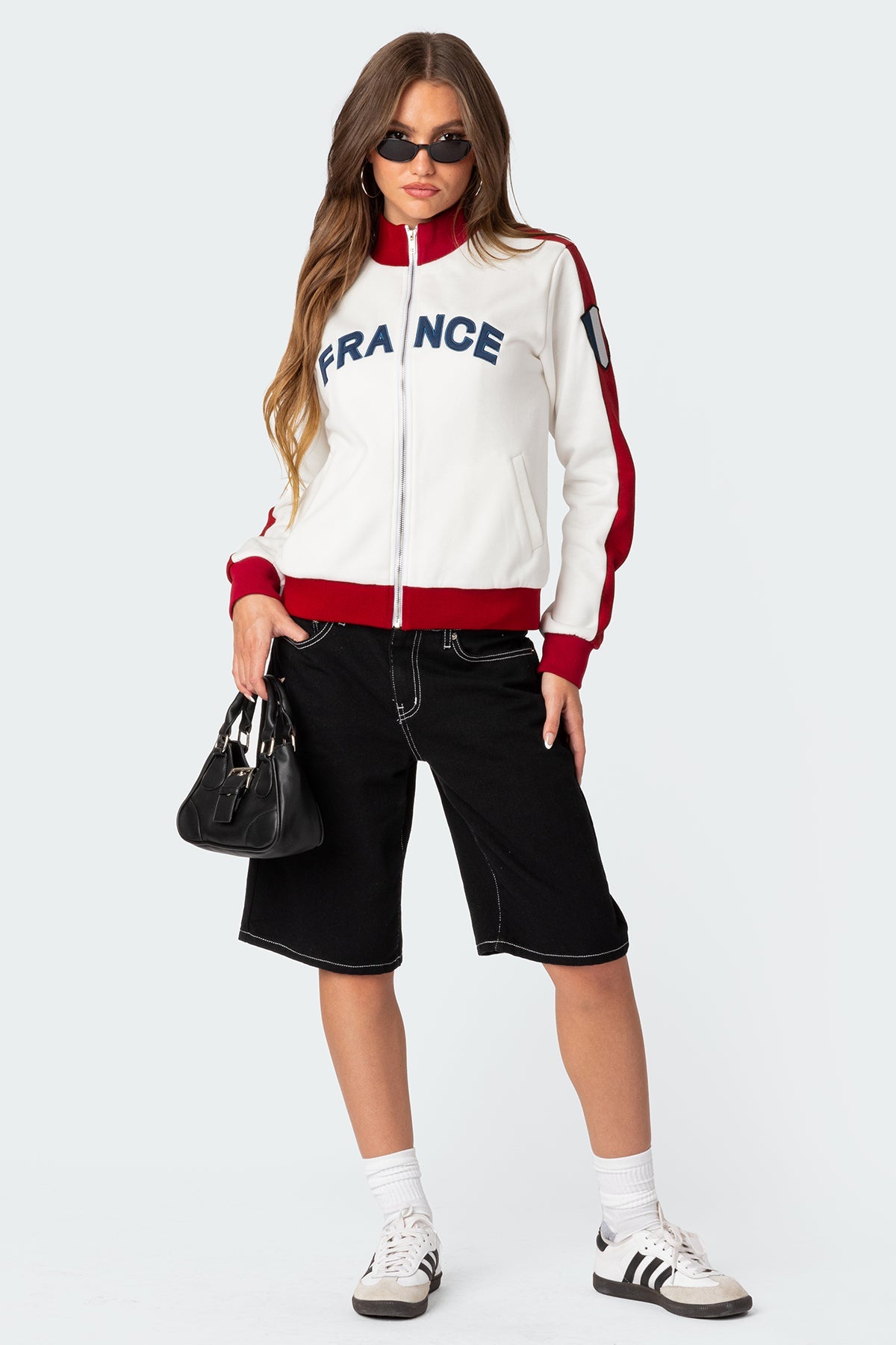 France Zip Up Sweatshirt