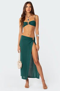 Nyssa Wrap Midi Skirt