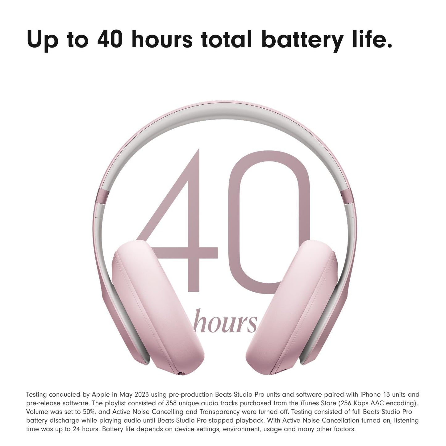 Baby Pink SudioPro Headphones