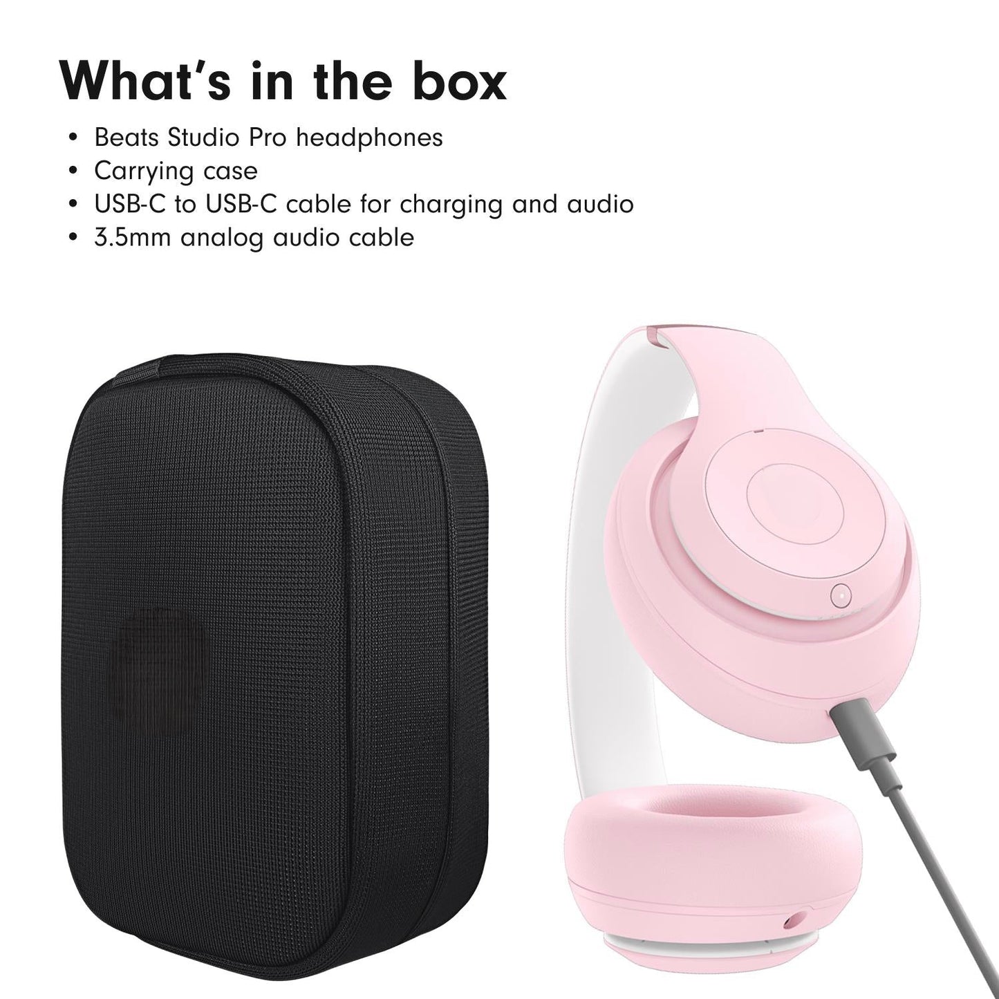 Baby Pink SudioPro Headphones