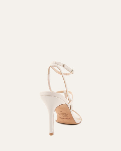 WHITE HADID HEELS