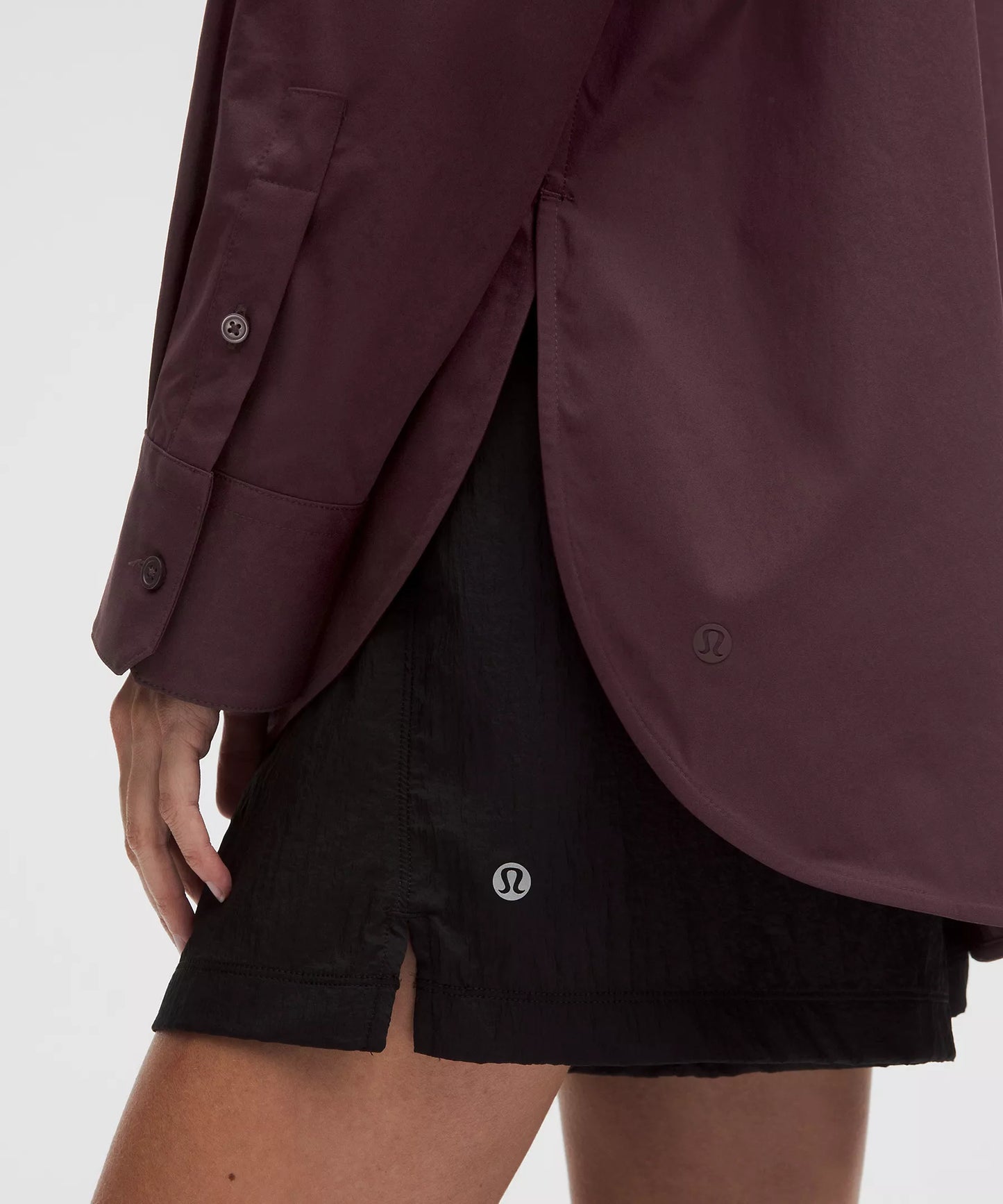 Woven Relaxed-Fit Button-Up Shirt