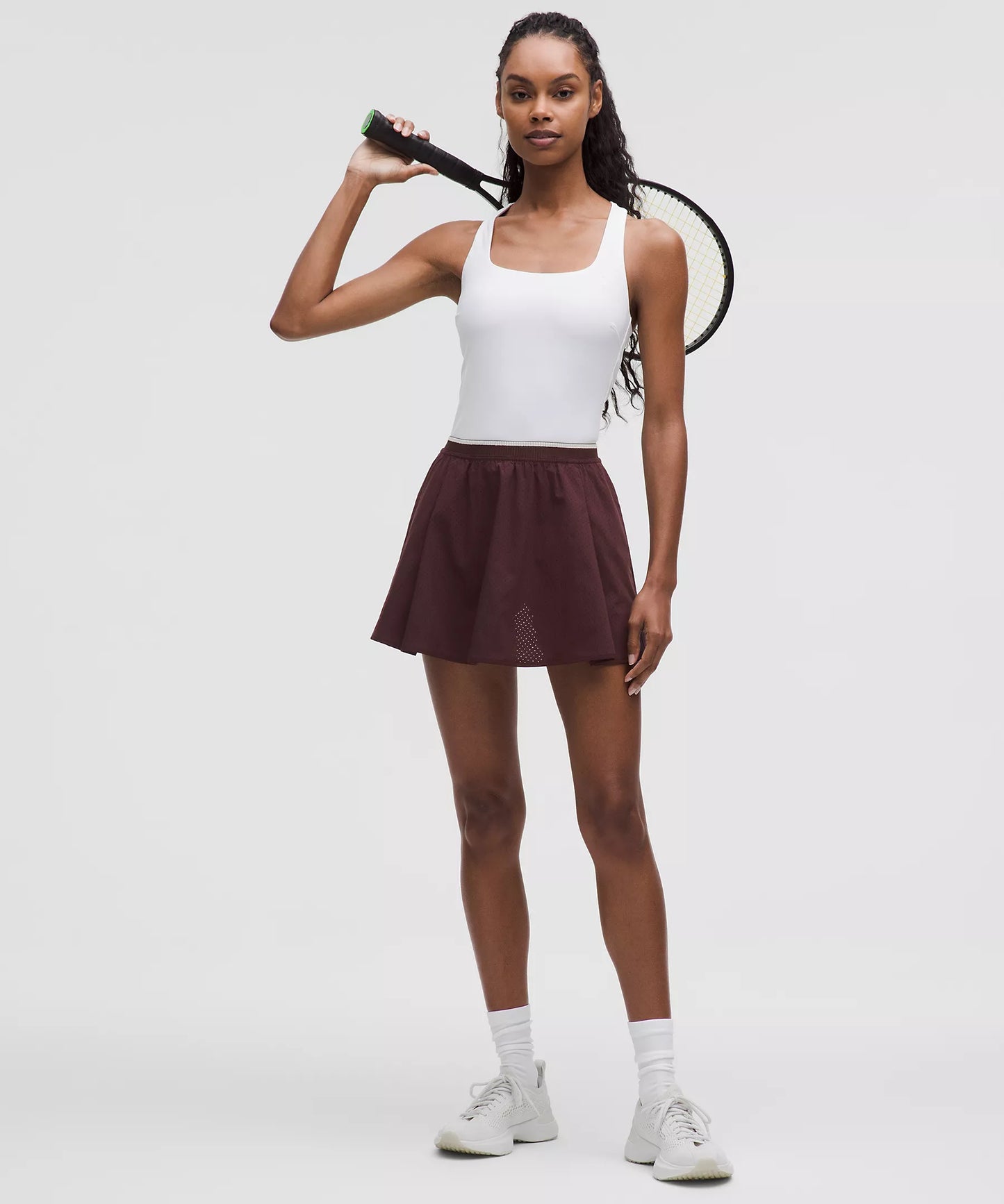 Narrow Waistband Tennis Skirt