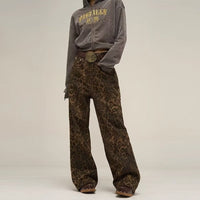 Leopard Print Jeans