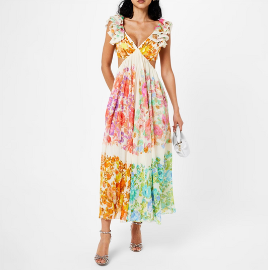 Hazel Floral Midi Dress