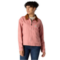 Pink Loose Fit Canvas Jacket