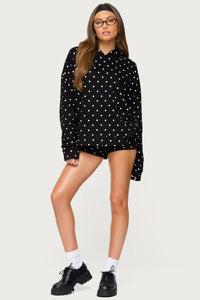 Erika Polka Dot Hoodie