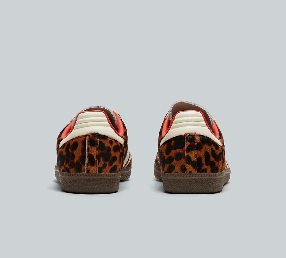 Leopard Print Red Lace Up Sama