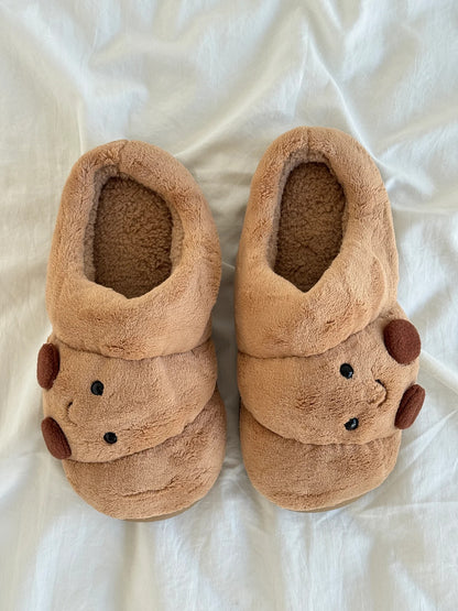 Jellykitty Fuzzy Scuff Slippers