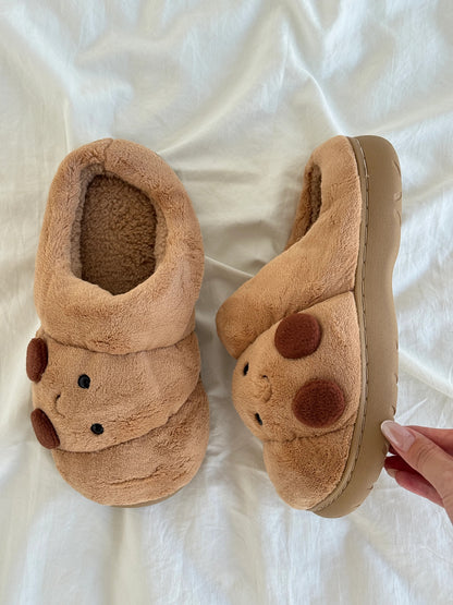 Jellykitty Fuzzy Scuff Slippers
