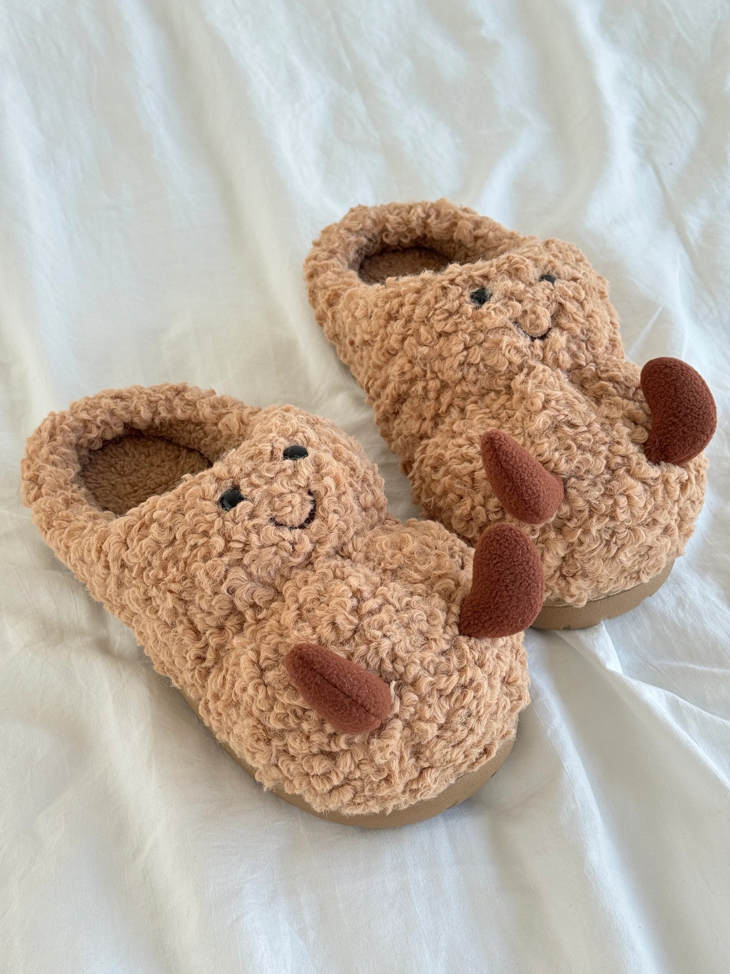 Jellykitty Fuzzy Scuff Slippers