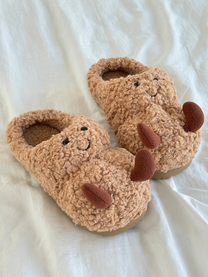 Jellykitty Fuzzy Scuff Slippers